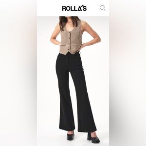 Rolla’s East Coast Flares - Black Corduroy
